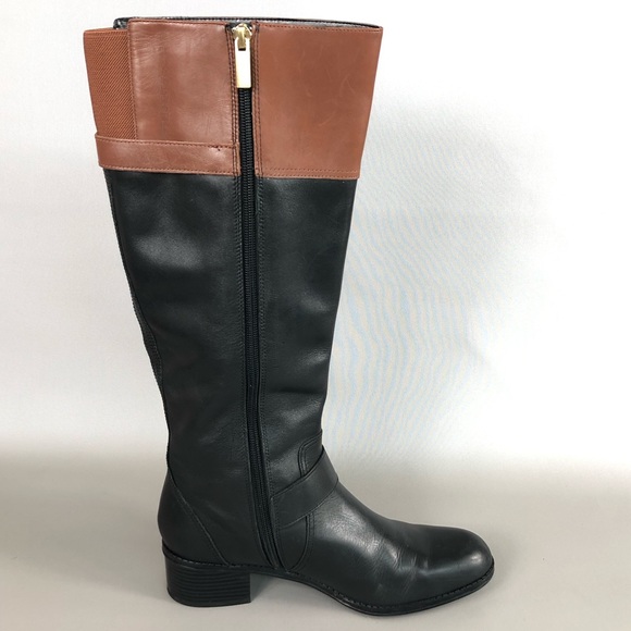 Bandolino Coppa Leather Knee High Riding Boots Size 8 - Picture 12 of 13